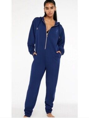 Savage X Fenty Forever Savage Hooded Onesie Royal Boss Blue Women’s L Men’s S